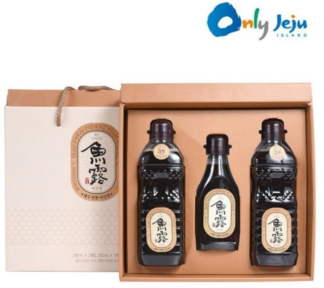 제주 전통 어간장 맛비법 명절 선물세트 재래식간장 맛간장 가성비 유용 단체 선물, 1개, 500ml