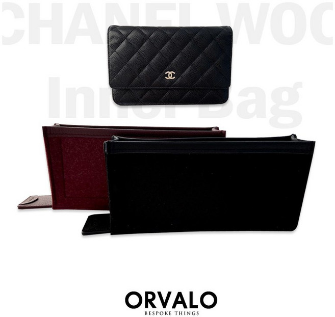 (슬림형 쇼트너 2개 증정) WOC 밑판 이너백(샤넬 백인백 파우치 PWPBPbe)