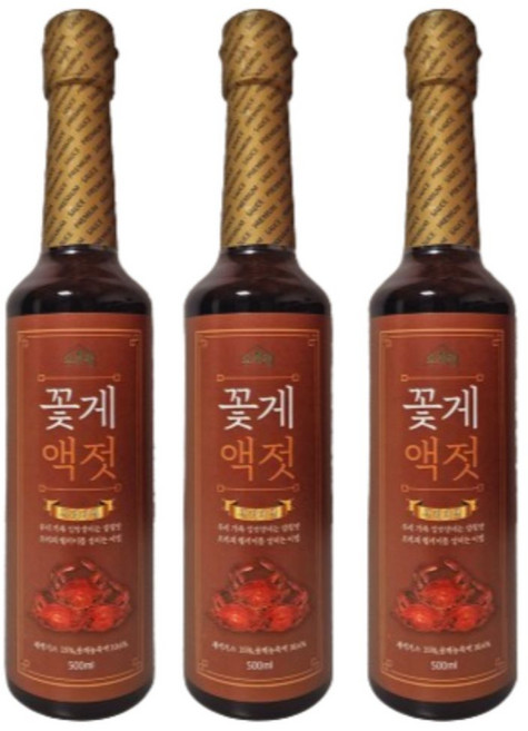 우리랑 프리미엄 꽃게액젓 이영자레시피, 620g, 3개
