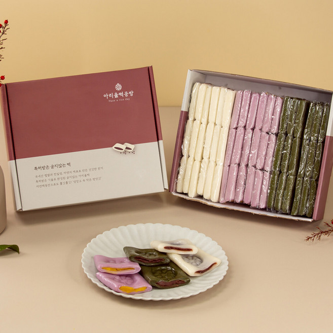 (m) 아리울떡공방 굳지않는 앙금절편세트 2kg, 1개