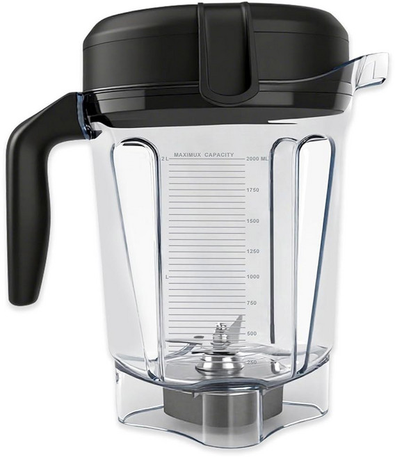 블렌더 피처 1.9L(64온스) 로우 프로파일 Vitamix 750 780 5000 5200 6300 7500 Vm0102 Vm0103 Vm0197 E310 클래식/상업용/프로페, 64 Ounces
