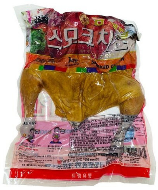 금토일)스모크치킨 훈제치킨 550g, 1개