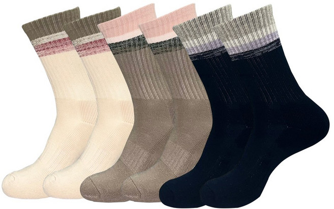 스위스밀리터리 남성용 장목 등산 양말 6켤레 SM-N02, 6개, 랜덤