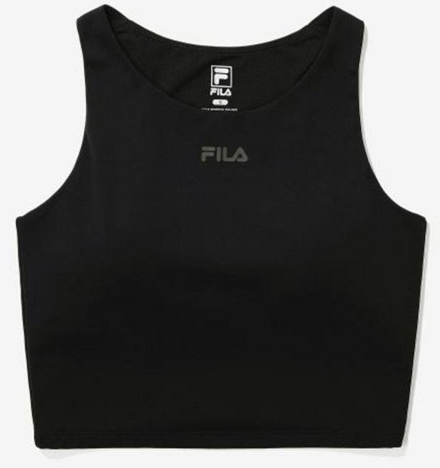 휠라 공식 기능성 크롭 브라탑 FS2ITG1251F BLK