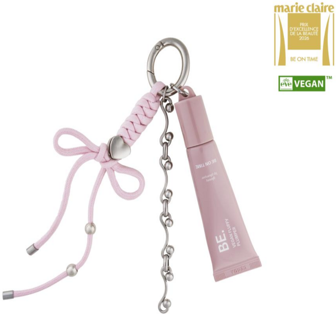 [비온타임] 비건 플러피 플럼퍼 키링 세트, 1개, 10g, 01 쉬어 로지