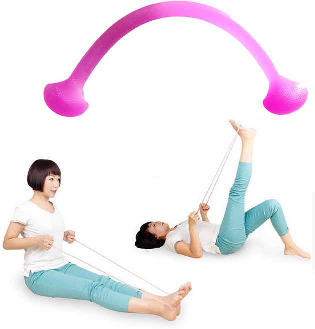 오늘출발 끊어지지 않는 특수신소재 튜빙밴드 스트레칭 탄력밴드 온몸운동 스트레스해소, 핑크
