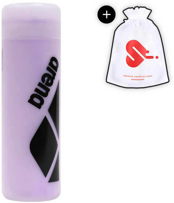 아레나 스포츠 습식타올 (대) AUAAX05 + 수영사랑 폴리백 수영훈련용품, PPL