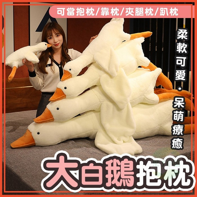 大白鵝抱枕 50cm 90cm 30cm 130cm 160cm