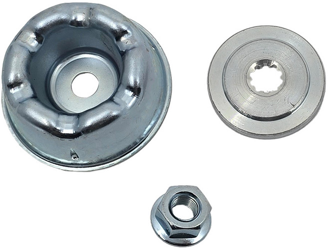 예초기용 악세사리 종발이 + 왼너트 + 만조 세트, 1세트