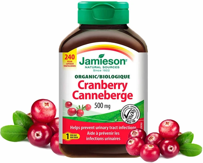 (자미에슨) 크랜베리 여자의 열매 여성건강케어 하루 1정 6개월분 500mg 240정, 1개 - 쿠팡