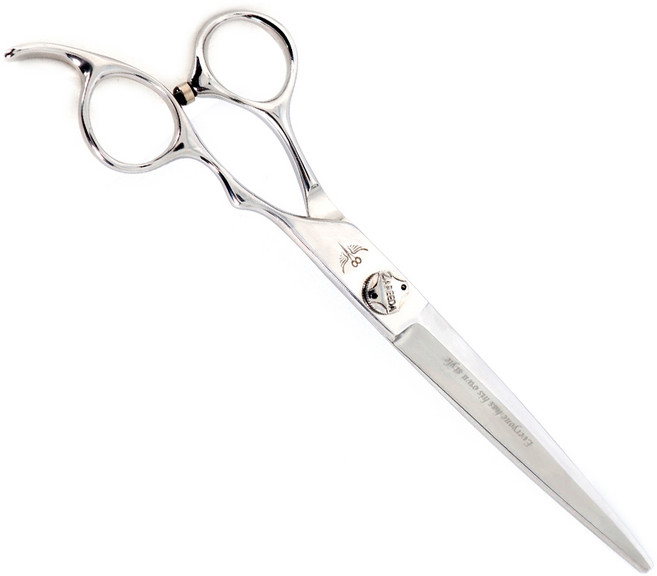 미용 가위 헤어 커트 자르다 블런트 6.75 커트가위, 1개, 실버