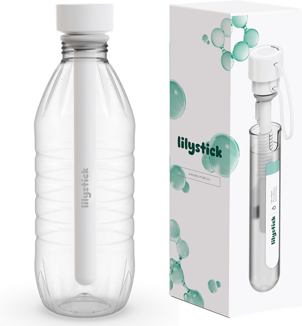 아이엠듀 릴리스틱 미니가습기 사무실 탁상용 생수병 휴대용 대용량 초음파 USB 가습기, lilystick