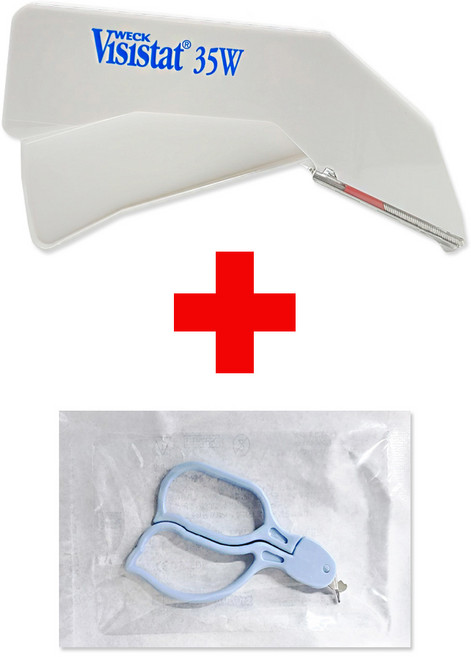 WECK 스킨스테플러 35R 35W + 유니더스 스킨스테플러 리무버, 35W+유니더스 스테플러 리무버, 1개