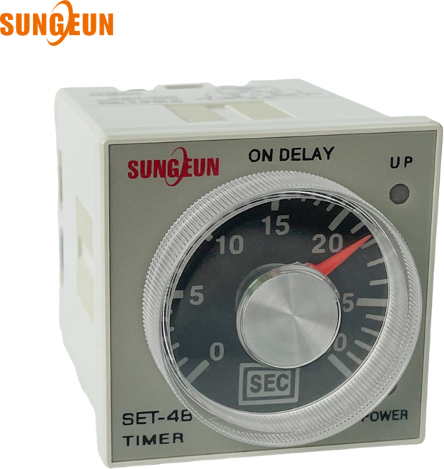 8핀타이머 아날로그타이머 타이머소켓 성은전자 SET-48, 6초, 1개