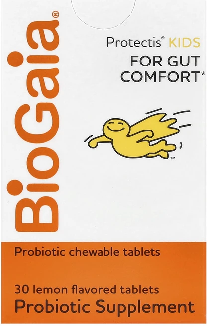 BioGaia Protectis 키즈 편안한 장용 레몬 1억 CFU 프로바이오틱 츄어블 30정, BioGaiaProtectis키즈편안한장용레몬1억CFU, 1개 - 쿠팡
