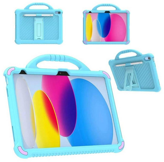 WODJWE Case for iPad (A16) 11th Generation 2025 11\" & 10th 2022 10.9\" Shockproof Protective Cover, Blue