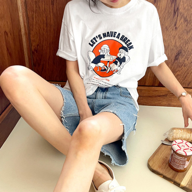 [난닝구]노웬스 나염박스티