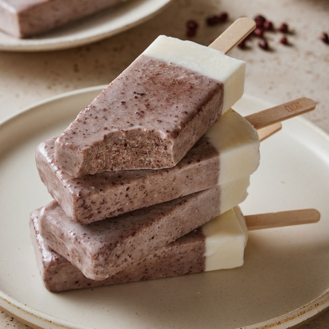 담꽃 팥 아이스크림 팥앤밀크 하드 바, 15개, 70g