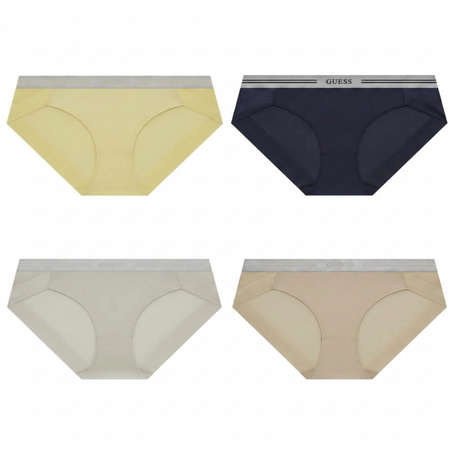 [오늘출발/국내매장판] 게스 GUESS 톤톤밴드 햄라인 팬티 게스언더웨어 로고 3BEAN