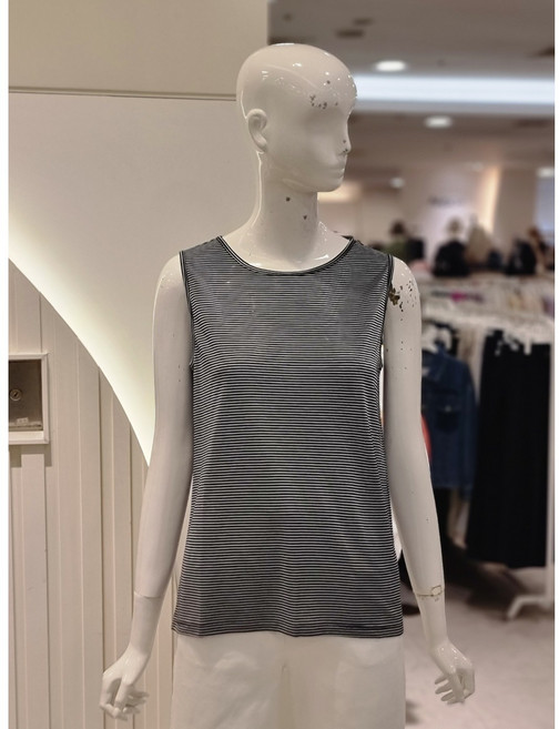 크로커다일레이디 스트라이프 민소매 티셔츠 OHDMTS907