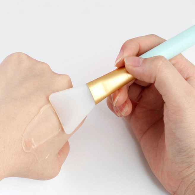 팩 브러쉬 실리콘주걱 실리콘브러쉬 화장품붓, 실리콘브러쉬-일자형