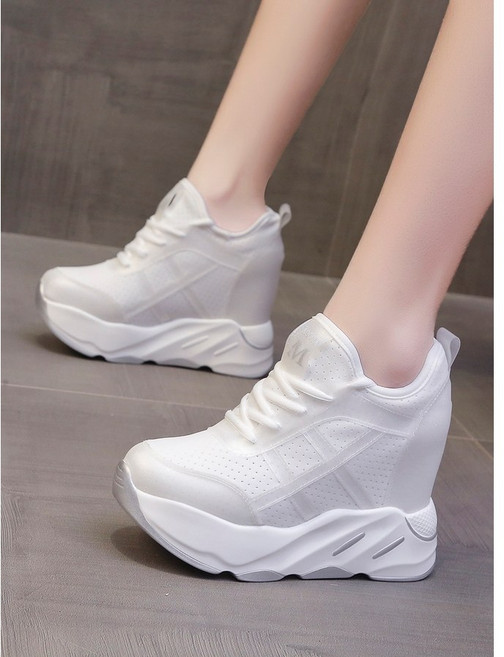 여성키높이운동화 치어리더화 12cm 스탠딩화 통굽운동화