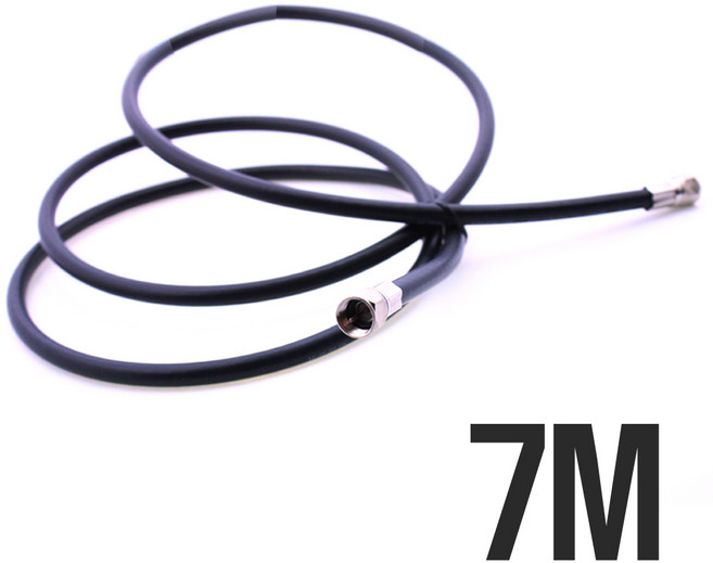 KIMOSLV 동축케이블 TV안테나선 유선 케이블선 KIMOS-07M, KIMOS-07M(검정), 1개