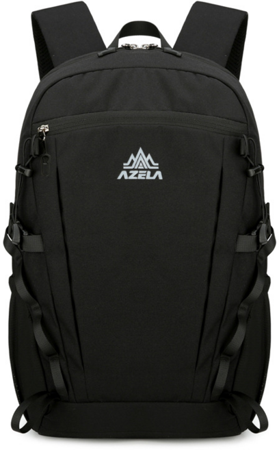 웨일릿 초경량 방수백팩 25L 등산 캠핑 여행가방, 클래식블랙