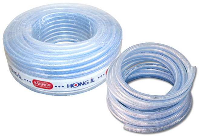 편사 호스 45M 1롤 물호스 세차호스 내압편사호스 공업용호스, 16mmX45M, 1개