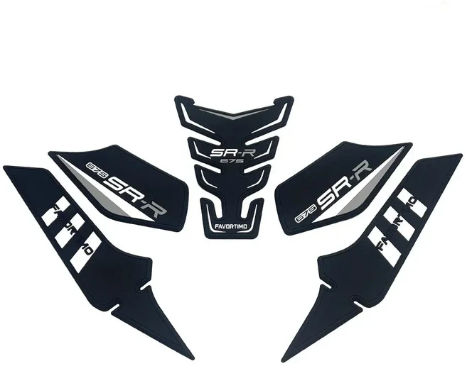 CFMOTO 675SR R 미끄럼 방지 연료 탱크 패드 사이드 니 그립 데칼 프로텍터 스티커 오토바이 액세서리