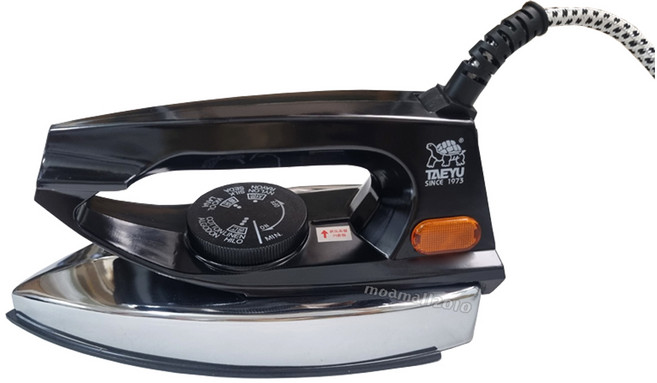 국산 다리미 TI-3090 태유 거북표 건식다리미 스텐다리미 전기다리미 온도조절
