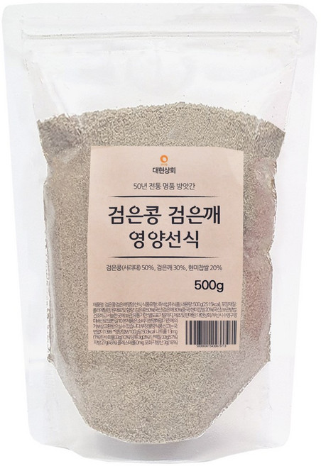 대현상회 검은콩 검은깨 영양선식, 500g, 1개