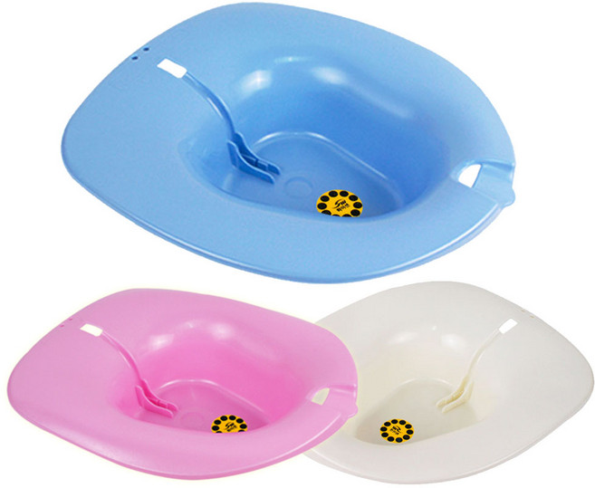 에코센 가정용 좌욕기 최고급용 치질 변기 임산부 국내산 실리콘 좌욕대야 핑크, 1개