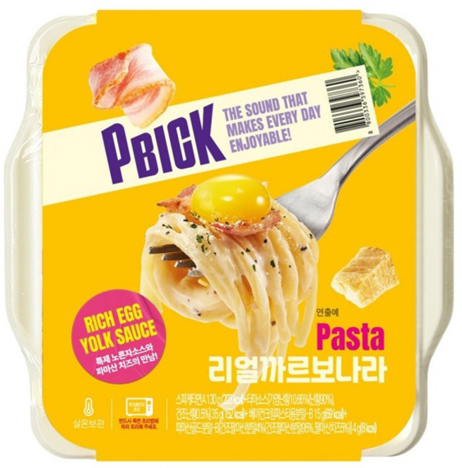 PBICK 리얼까르보나라, 130g, 6개