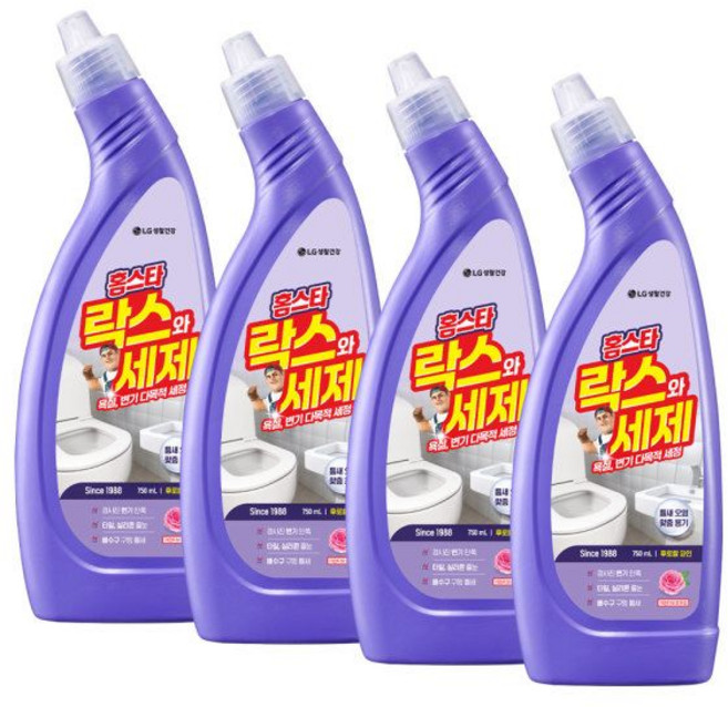 홈스타 락스와세제 후로랄파인 750ML x4개