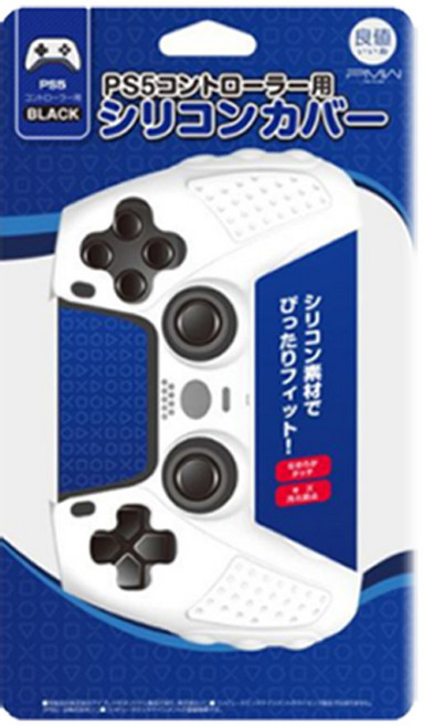 듀얼센스 커버 이이네 1세대 컨트롤러 실리콘 케이스 PS5 플스5, 화이트, 1개