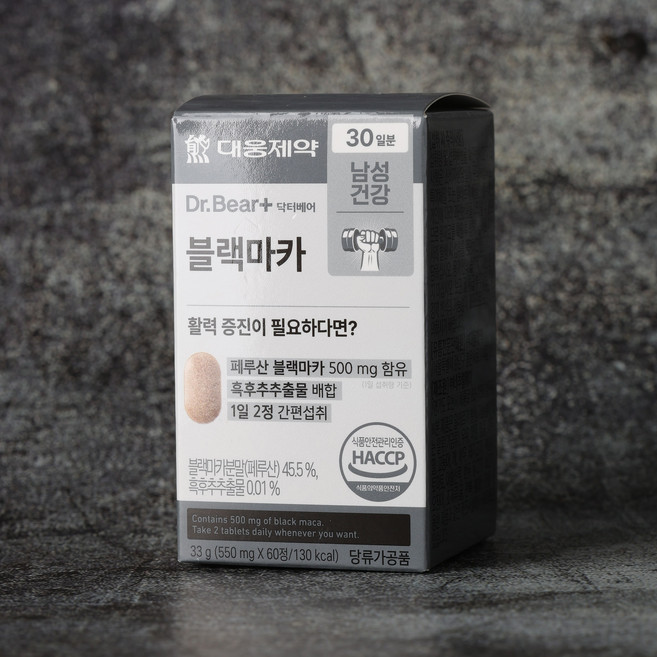 대웅제약 블랙마카 30일분, 3개, 60정