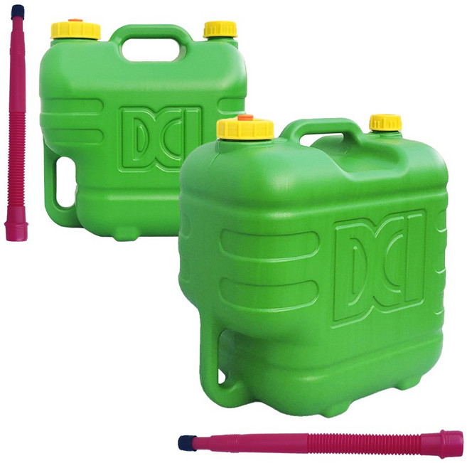 녹색기름통 10L 20L 말통 석유통 기름통 자바라 오일통 물통, 1개