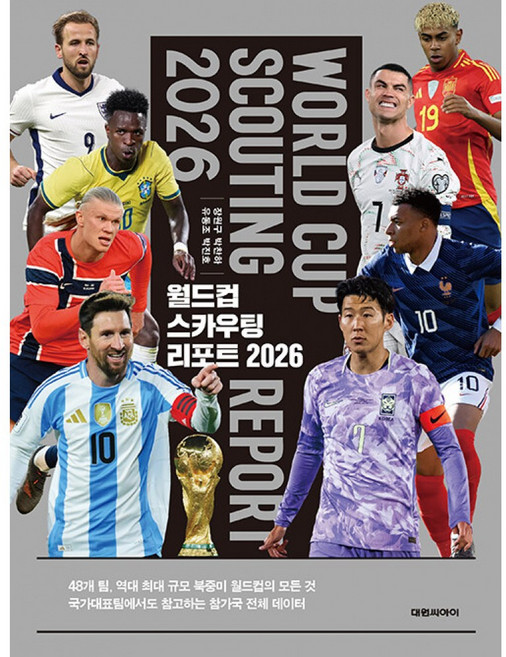 월드컵 스카우팅 리포트 2026 손흥민 호날두 메시 홀란드 음바페, 장원구, 박찬하, 유동조, 박진호, 대원씨아이