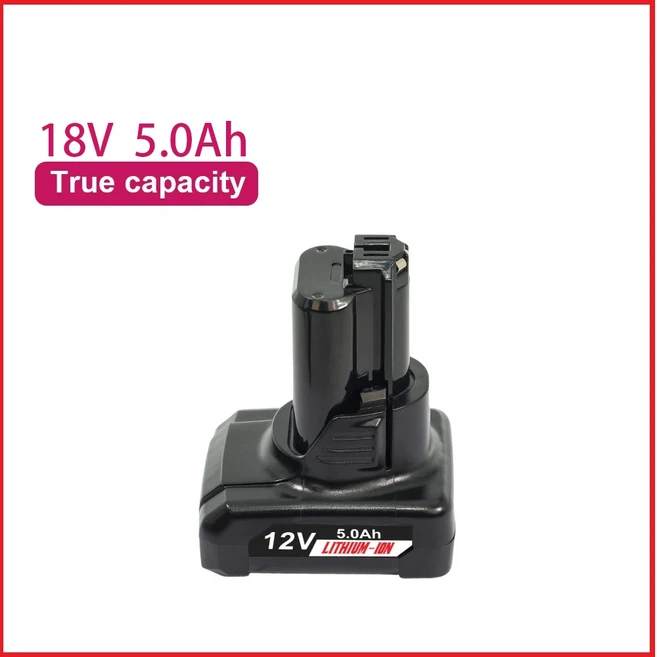 보쉬 교체용 배터리 팩 12V/10.8V 6000mAh 리튬이온 옵션 새 제품 GSC 10.8V-LI GWI PS50-2B 호환, 01 12V5.0Ah-1piece