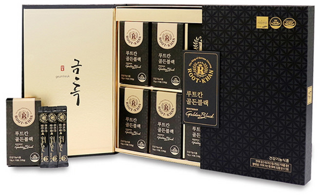 금흑 발효 흑삼 루트칸 골든블랙 고함량 사포닌 진세노사이드, 12g, 90개