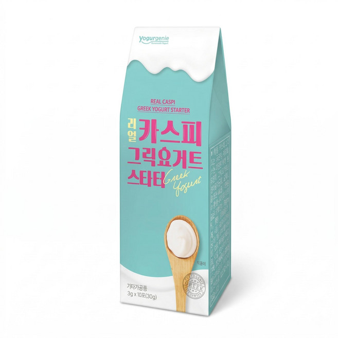 리얼 카스피 수제 그릭요거트 스타터 종균3g 10개입 2개
