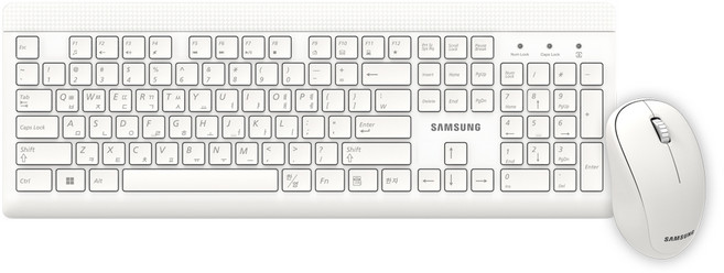 삼성전자 무선 키보드 + 저소음 마우스 세트, SRP-9400W, 화이트, 일반형