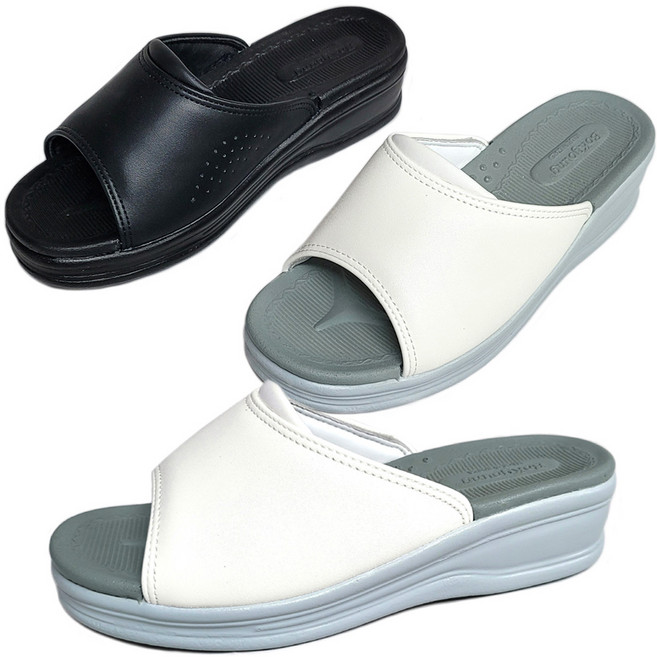 보경 간호사 슬리퍼 이중쿠션 여성 통굽 푹신한 사무실 병원 슬리퍼 매장 근무화 간호슬리퍼