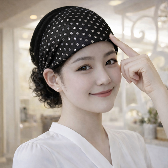 SODAM 보리 두건모자 주방모자 여름 망사모자 망사형 위생모자