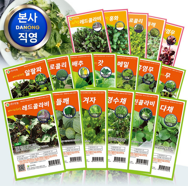 새싹채소 베이비채소 샐러드채소 어린잎채소 종자 씨앗모음전 새싹보리 무순 밀싹 메밀새싹, BA11=새싹삼색무순씨앗12g!, 1개