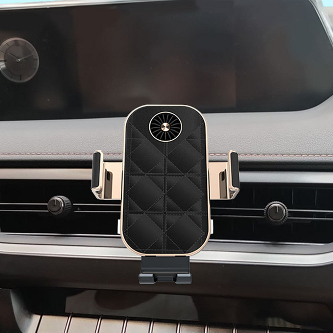 렉서스 UX 250h 2019~24 핸드폰 무선충전 쿨링팬 거치대 지시그니처C38L9-YS, 블랙, 1개