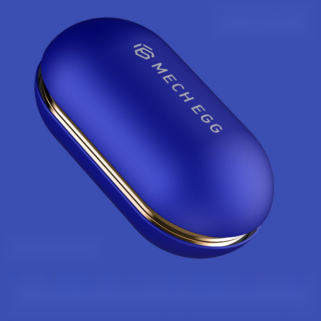 헤일리마켓 에그 피젯 슬라이더 키덜트 푸쉬 스틸 피젯토이 스트레스 해소, 블루, 1개