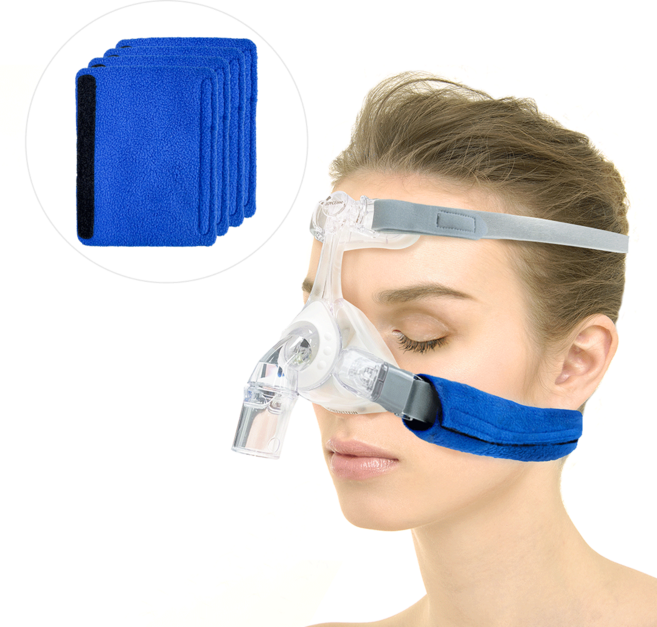 양압기 CPAP 스트랩커버 양압기 마스크 자국 방지, 1세트