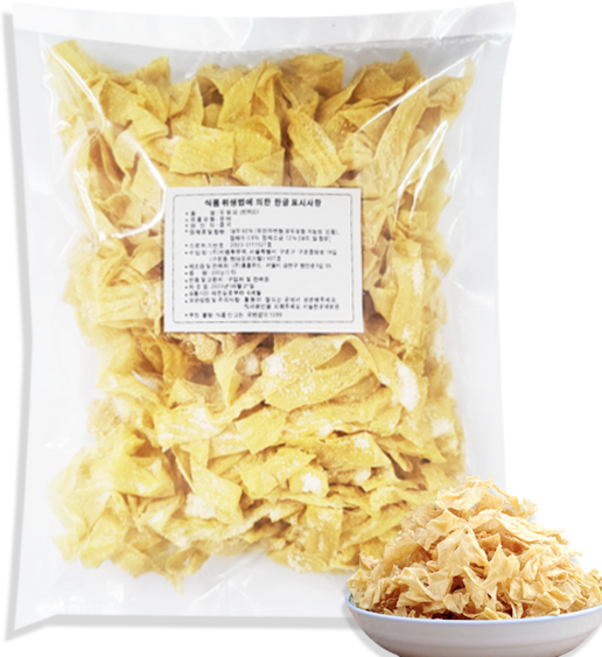 홍홍 중국식품 쫄깃한 중국 두유피 썰(슬라이스) 중국두부 인조고기, 200g, 1개